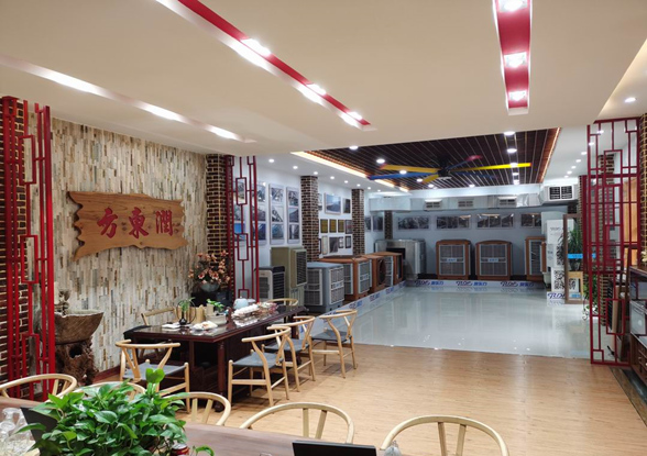 润东方环保空调展厅一角